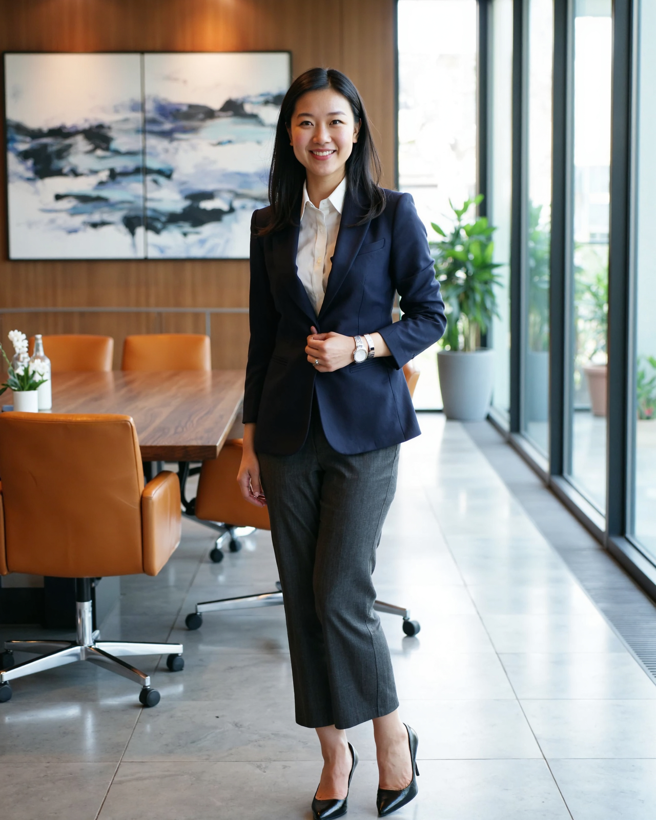 Template example Business Casual 1 (female)